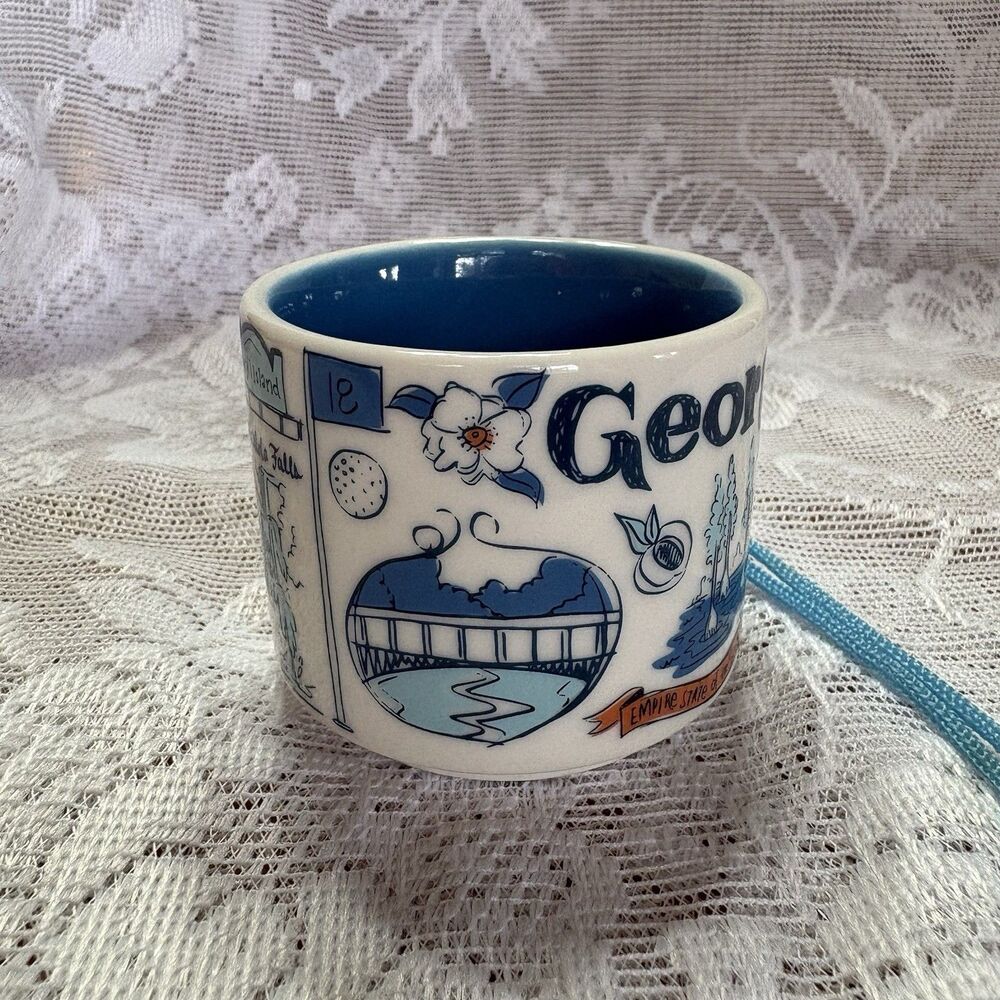 Starbucks Georgia Demitasse Mini Mug Been There Series 2oz Cup Ornament - Picture 2 of 7
